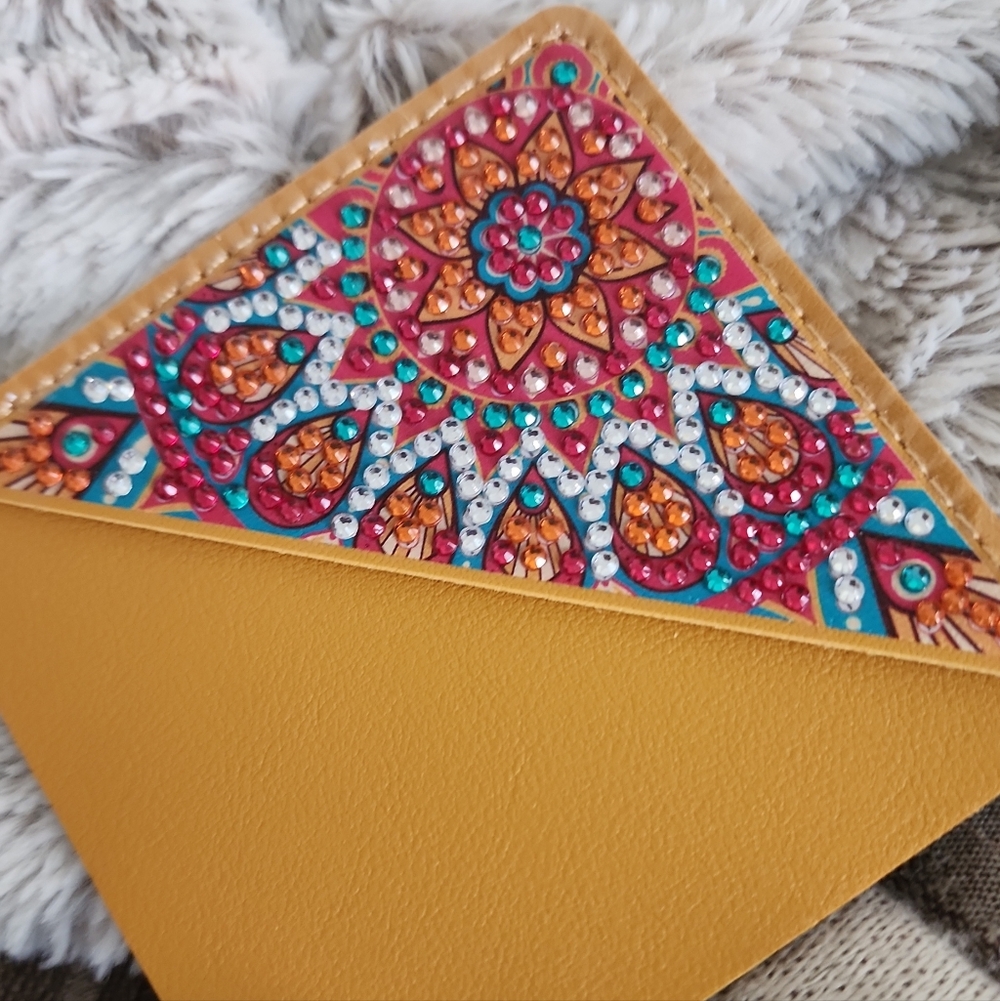 Mandala Design Vegan Bookmark